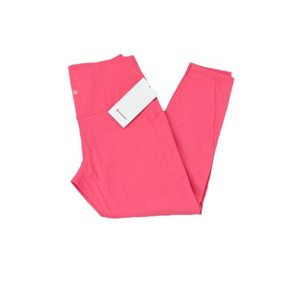 Lululemon Pants - LULULEMON ALIGN HIGH RISE LEGGING 25” POCKETS GLAZE PINK SIZE 12 Waist 14.5”NWT